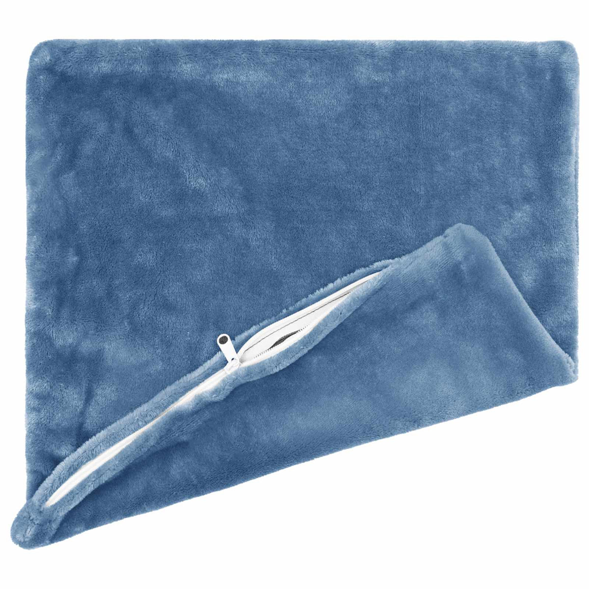 vidaXL Cushion Cover 6 pcs HEERLEN Light Blue 80 x 80 cm Flannel 4