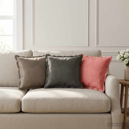 vidaXL Throw Pillow HEERLEN Velvet 12 pcs 40 x 40 cm