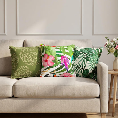Throw Pillow HOUTEN 40 x 40 cm Polyester 12 pcs Leaf pattern
