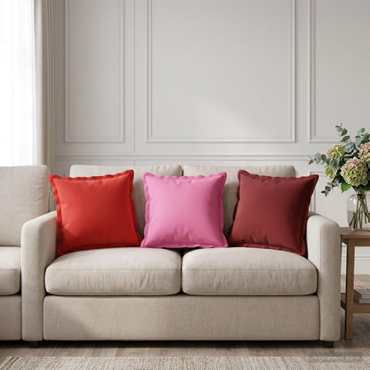 Throw Pillow HOUTEN 40 x 40 cm Polyester 12 pcs Pink