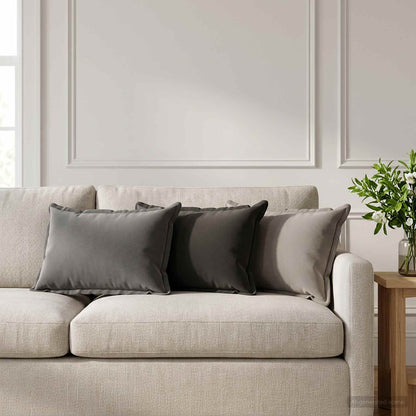 Throw Pillow HOUTEN 30 x 50 cm Polyester 6 pcs Anthracite