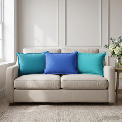 Throw Pillow HOUTEN 40 x 60 cm Polyester 6 pcs Light blue