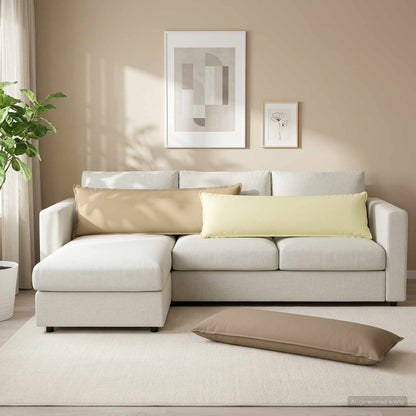 Throw Pillow HOUTEN 40 x 145 cm Polyester 2 pcs Cream