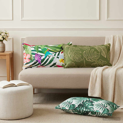 Throw Pillow HOUTEN 40 x 70 cm Polyester 6 pcs Leaf design