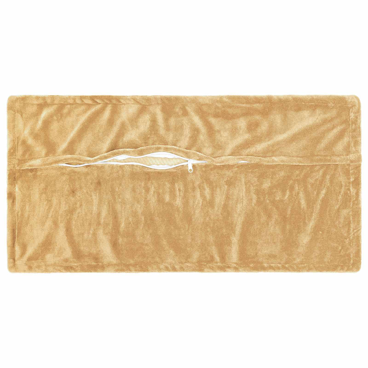 vidaXL Cushion Cover 12 pcs HOUTEN Taupe 40 x 80 cm Flannel 4
