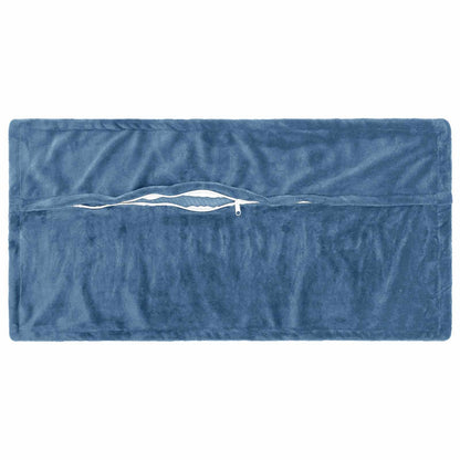 vidaXL Cushion Cover 12 pcs HOUTEN Light Blue 40 x 80 cm Flannel 4