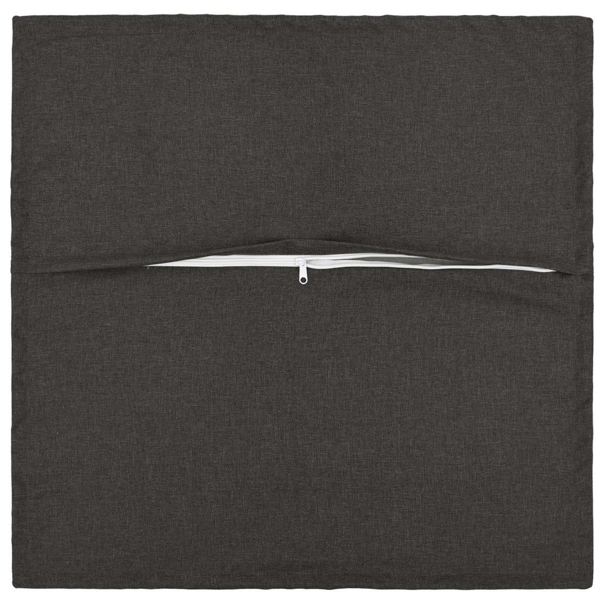Cushion Cover HOUTEN 45 x 45 cm Faux Linen 12 pcs Dark grey