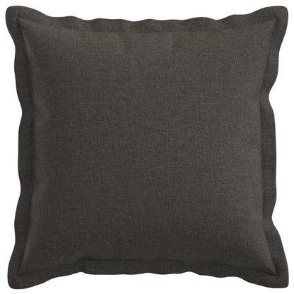 Cushion Cover HOUTEN 45 x 45 cm Faux Linen 12 pcs Dark grey