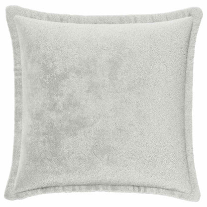 vidaXL Cushion Cover 12 pcs HOUTEN Light Grey 45 x 45 cm Flannel 3