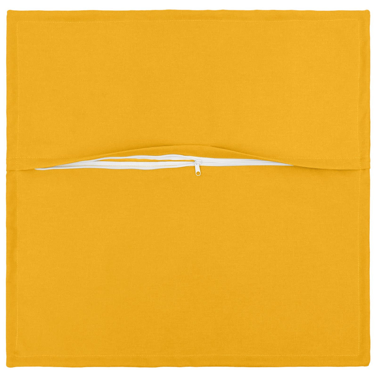 Cushion Cover HOUTEN 50 x 50 cm Faux Linen 12 pcs Light yellow