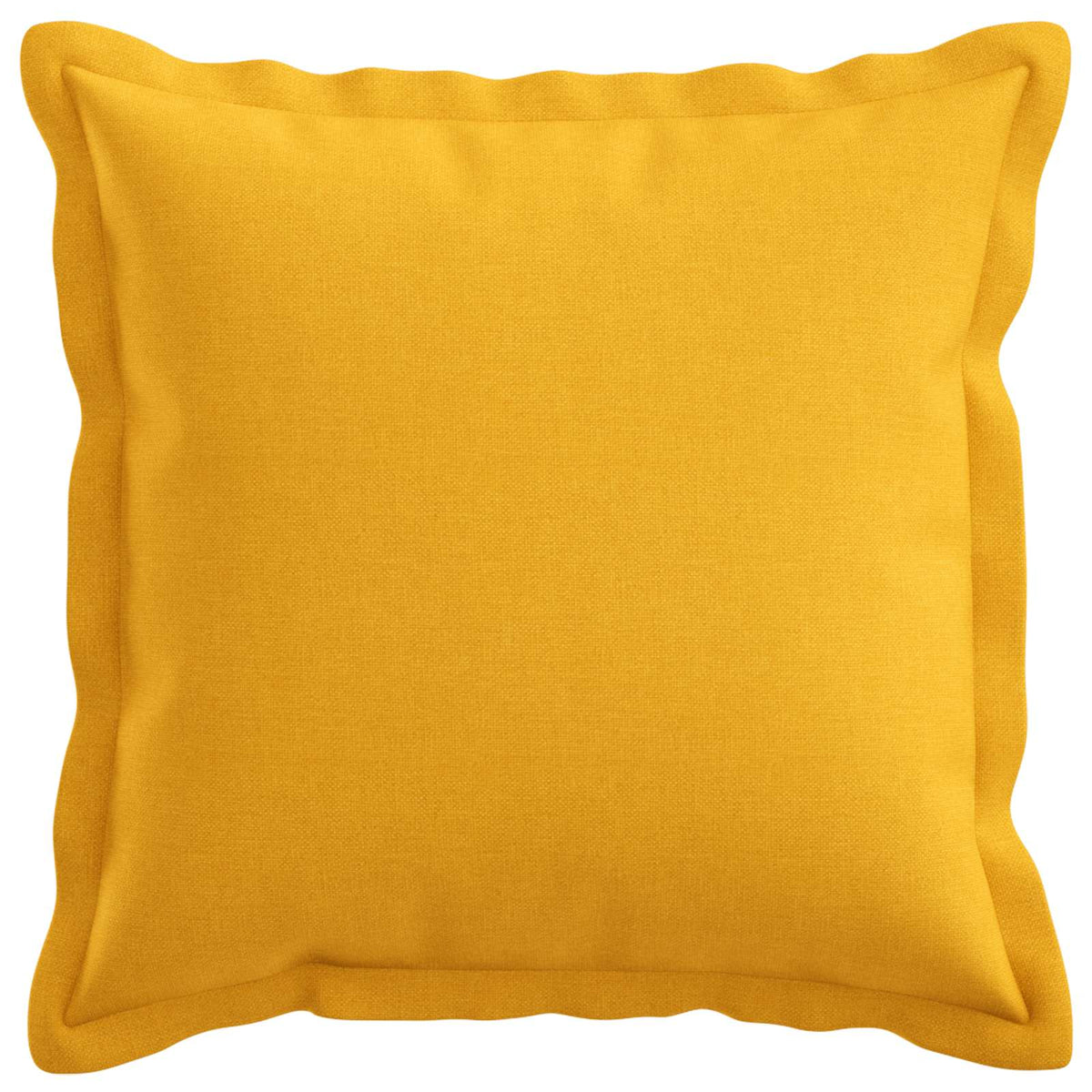 Cushion Cover HOUTEN 50 x 50 cm Faux Linen 12 pcs Light yellow