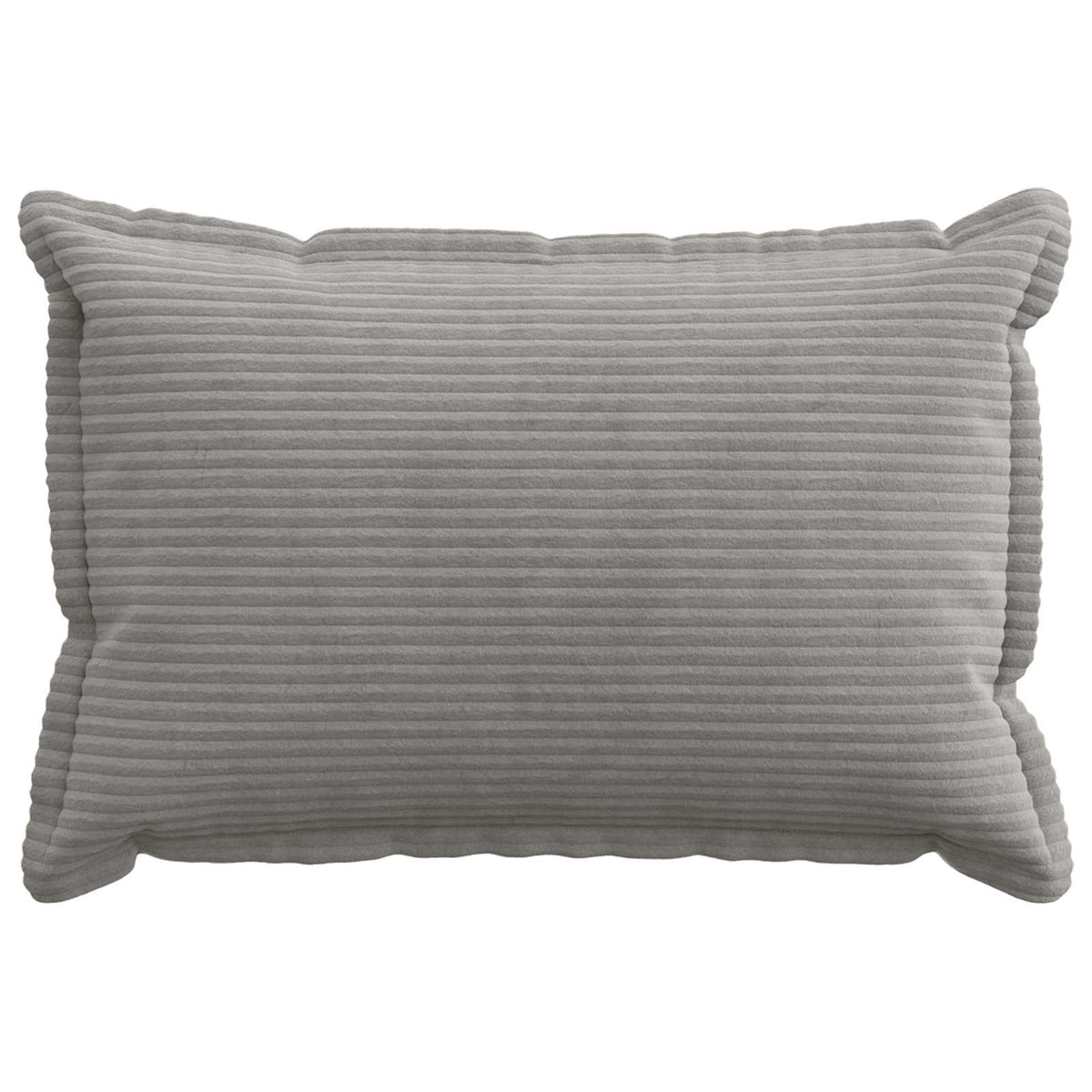 Cushion Cover HOUTEN 50 x 80 cm Corduroy 6 pcs Light grey