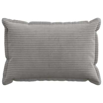 Cushion Cover HOUTEN 50 x 80 cm Corduroy 6 pcs Light grey