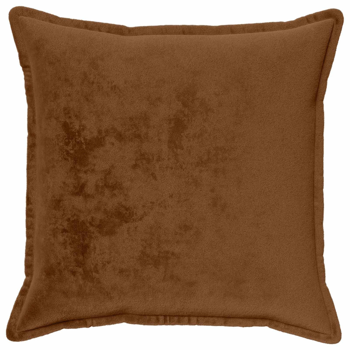 Cushion Cover 2 pcs HOUTEN Flannel Piped Design Light Brown 70 x 70 cm