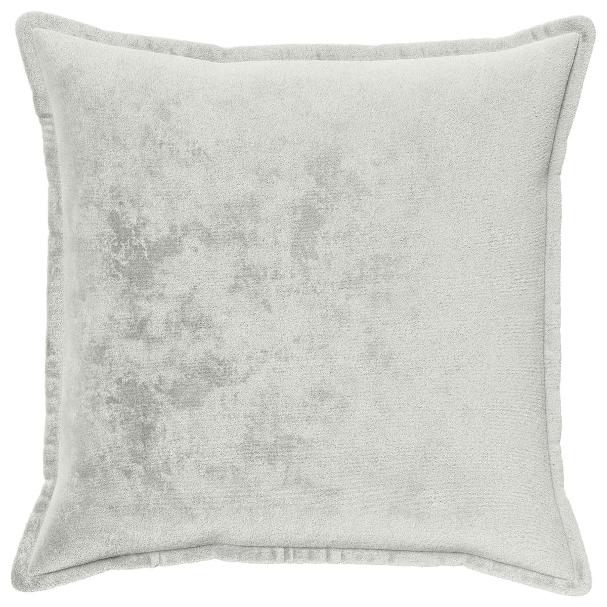 Cushion Cover 6 pcs HOUTEN Flannel Piped Design Light Grey 80 x 80 cm