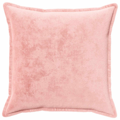 Cushion Cover 2 pcs HOUTEN Flannel Piped Design Pink 80 x 80 cm