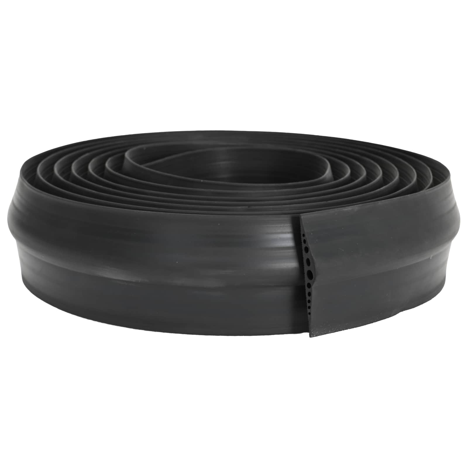 vidaXL Garage Floor Seal Black 155 x 28 mm 8 m EPDM Rubber 2