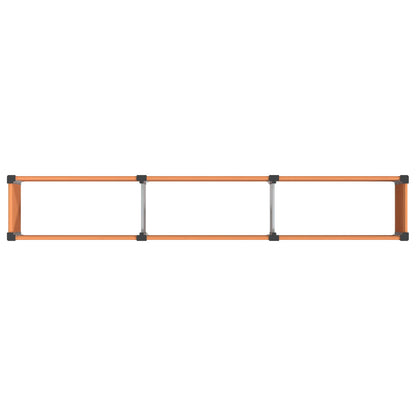 vidaXL Garden Raised Bed Brown 300 x 50 x 54 cm WPC and Aluminium 5