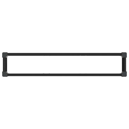 vidaXL Garden Raised Bed Black 150 x 30 x 72 cm WPC and Aluminium 5