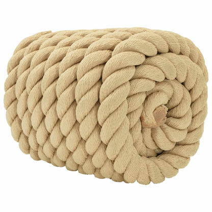 vidaXL Boat Rope 50 mm 25 m Natural polypropylene 3