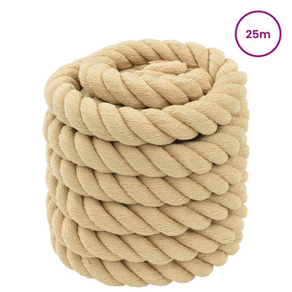 Boat Rope Length 25 m Natural 50 mm