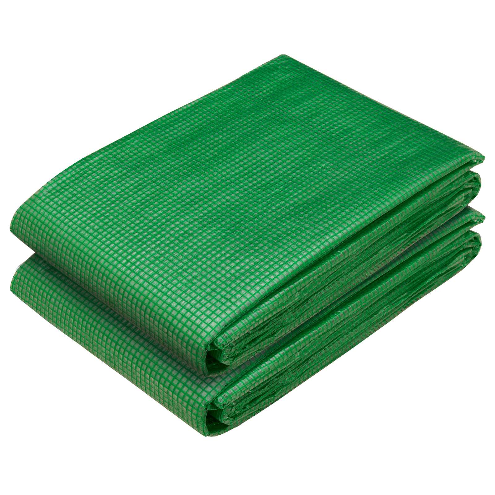 vidaXL Tarpaulin with Eyelets 2 pcs Green 4 x 15 m 260 gsm PE 2