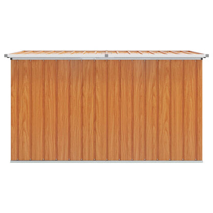 Outdoor Storage Box Wood Galvanised Steel 171 cm 93 cm 99 cm