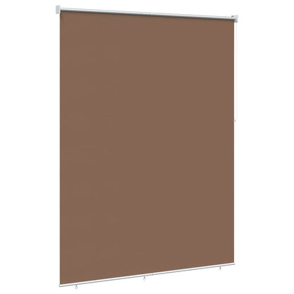 Outdoor Roller Blind UV Protection (W H) Drop 230 cm Taupe 160 cm