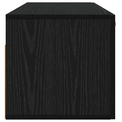 Wall Cabinet 80x35x36,5 cm Engineered Wood Black oak