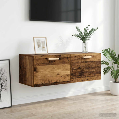 Wall Cabinet 100x36,5x35 cm Engineered Wood Old wood