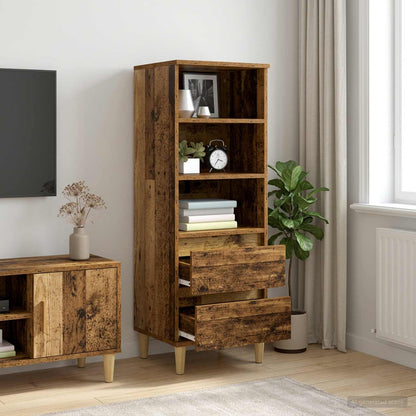 Highboard 40x36x110 cm Engineered Wood Old wood