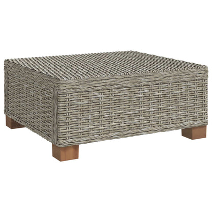 vidaXL 2 pcs Rattan Lounge Set with Cushions GENDT Natural Rattan 6