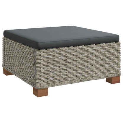 vidaXL 2 pcs Rattan Lounge Set with Cushions GENDT Natural Rattan 6