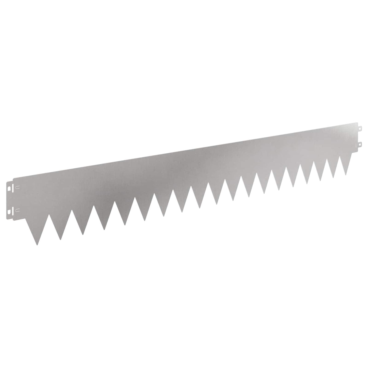 vidaXL Lawn Edging 50 pcs 103 x 15 cm Steel Silver 2