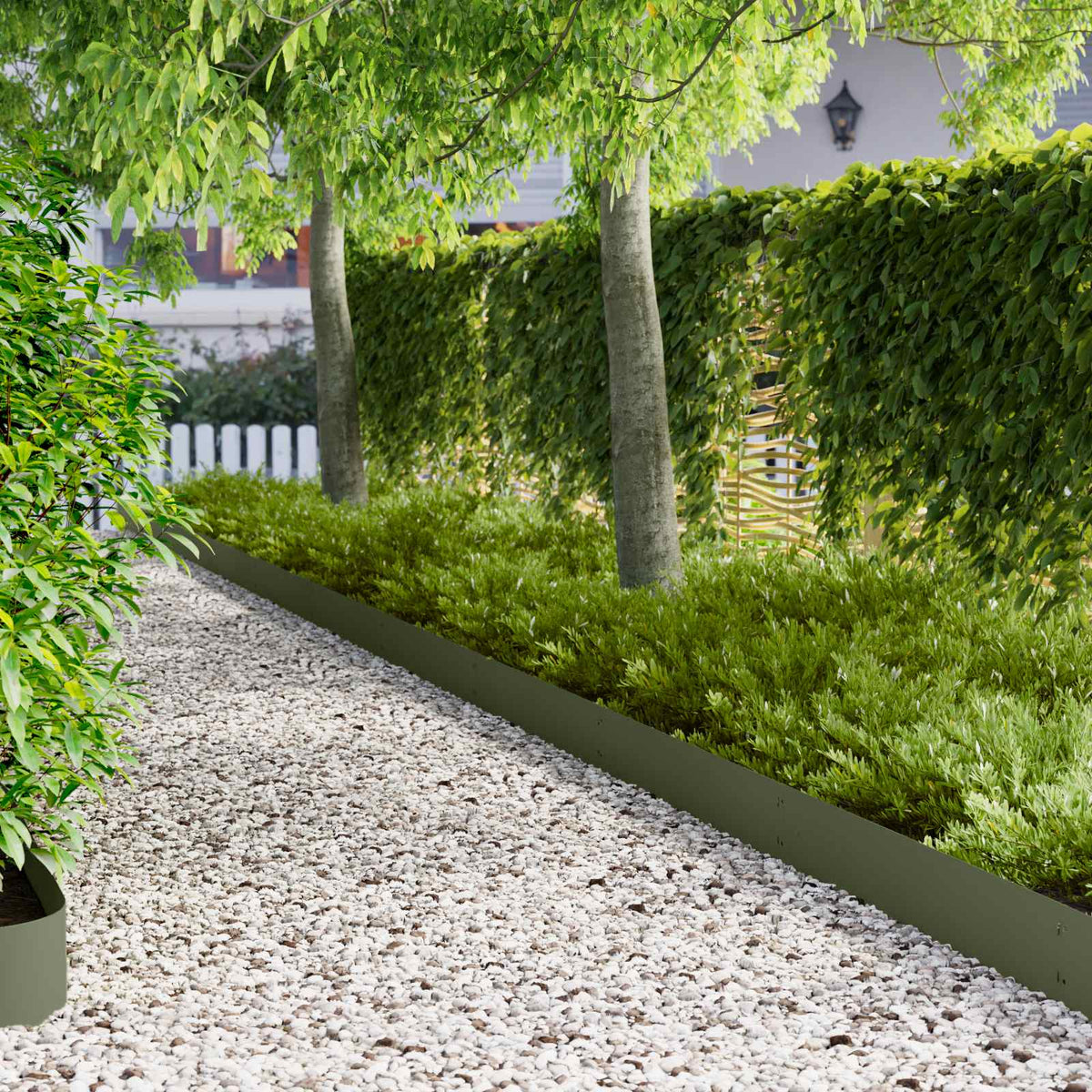vidaXL Lawn Edging 103 x Steel 30