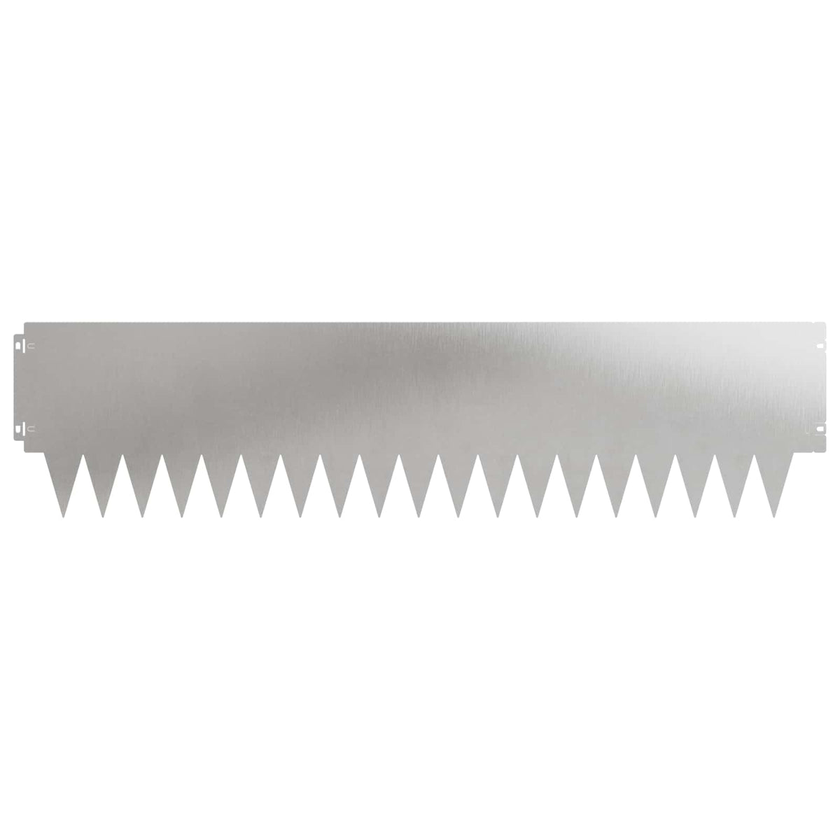vidaXL Lawn Edging 30 pcs 103 x 25 cm Steel Silver 5