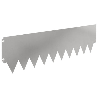 Lawn Edging 103 x Steel 20 pcs Height 30 cm Stainless steel