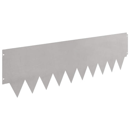 Lawn Edging 103 x Steel 20 pcs Height 30 cm Stainless steel