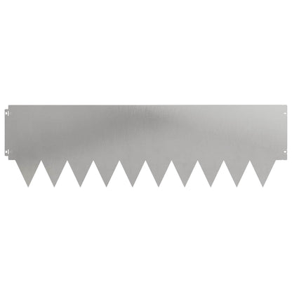 Lawn Edging 103 x Steel 20 pcs Height 30 cm Stainless steel