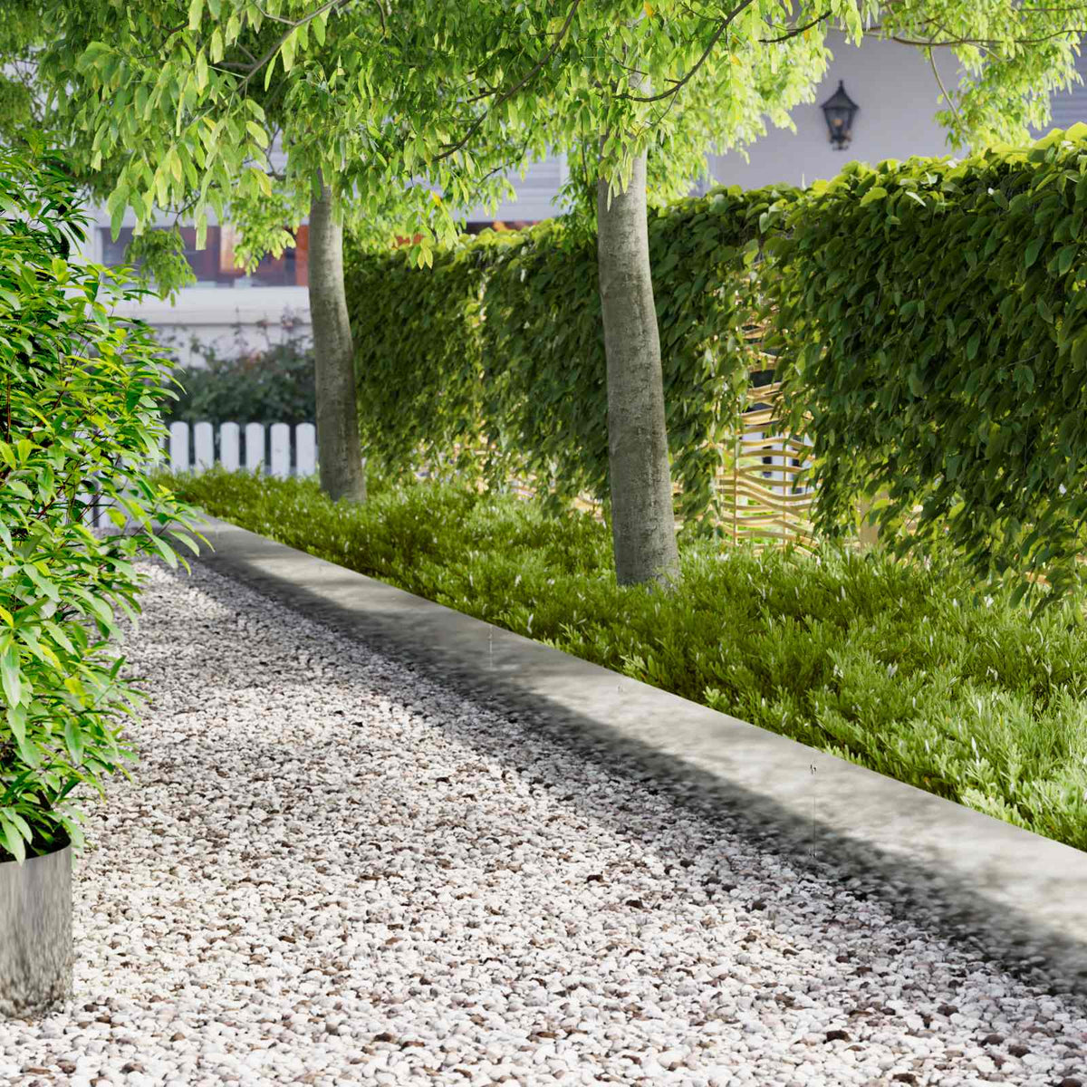 Lawn Edging 103 x Steel 20 pcs Height 30 cm Galvanised steel