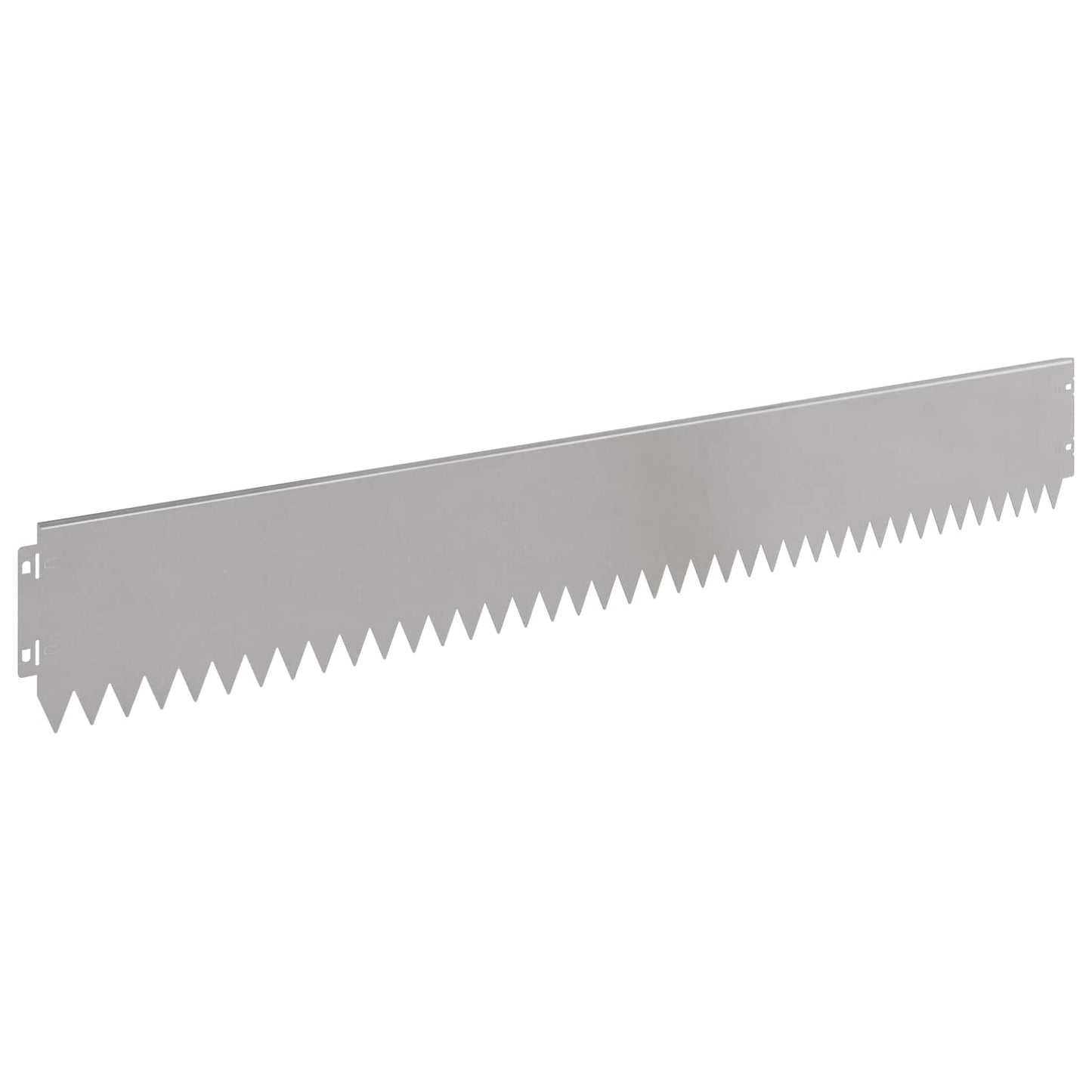 vidaXL Lawn Edging 30 pcs 103 x 15 cm Steel Silver 6
