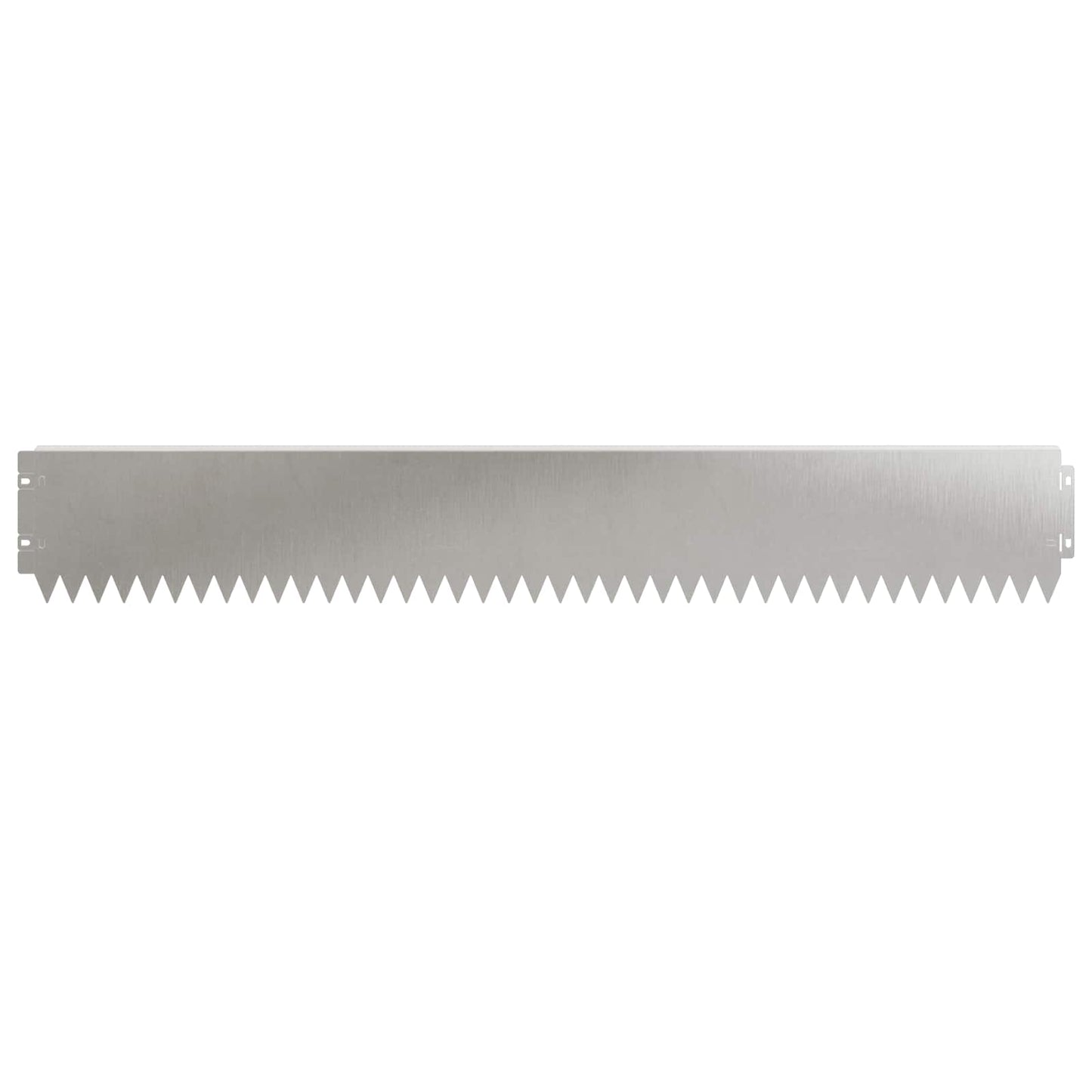 vidaXL Lawn Edging 30 pcs 103 x 15 cm Steel Silver 5