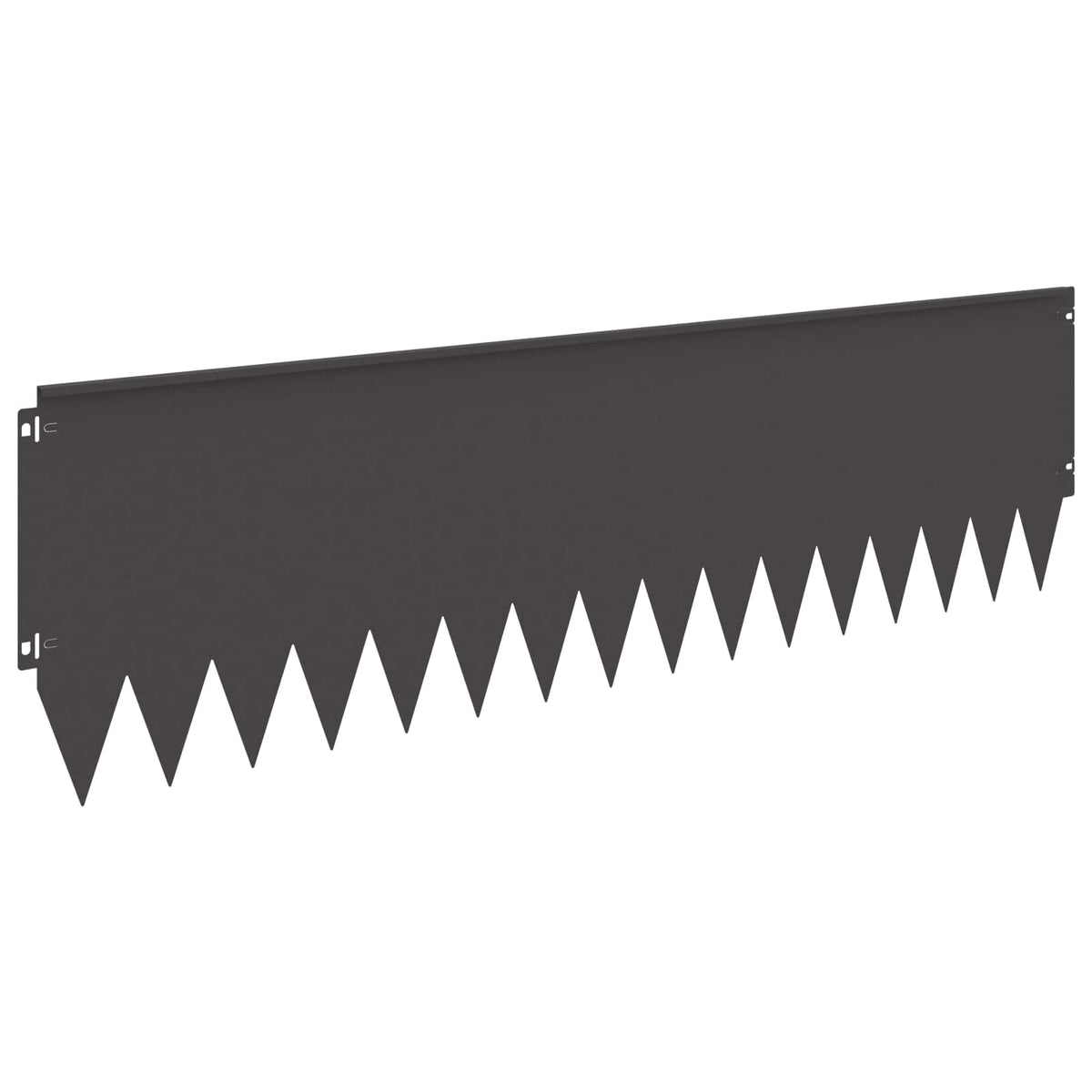 Lawn Edging 103 x Steel 10 pcs Height 30 cm Black