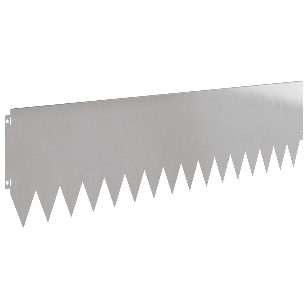 vidaXL Lawn Edging 20 pcs 103 x 30 cm Steel Silver 6
