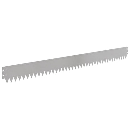 Lawn Edging 103 x 10 cm Steel 50 pcs Stainless steel