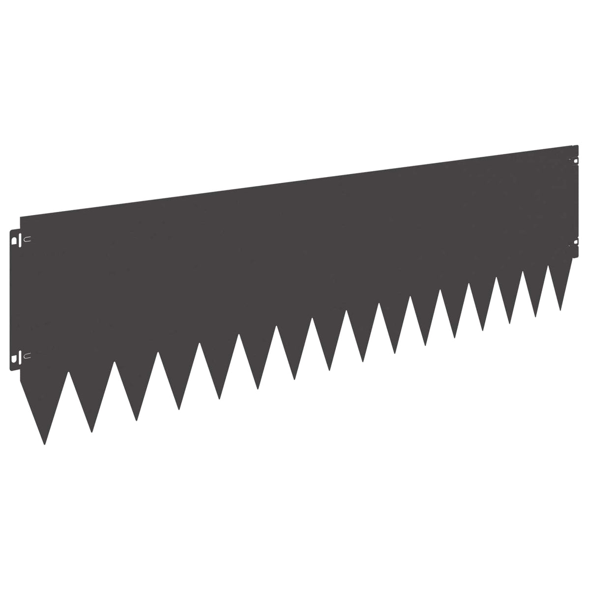 Lawn Edging 103 x Steel 10 pcs Height 30 cm Black