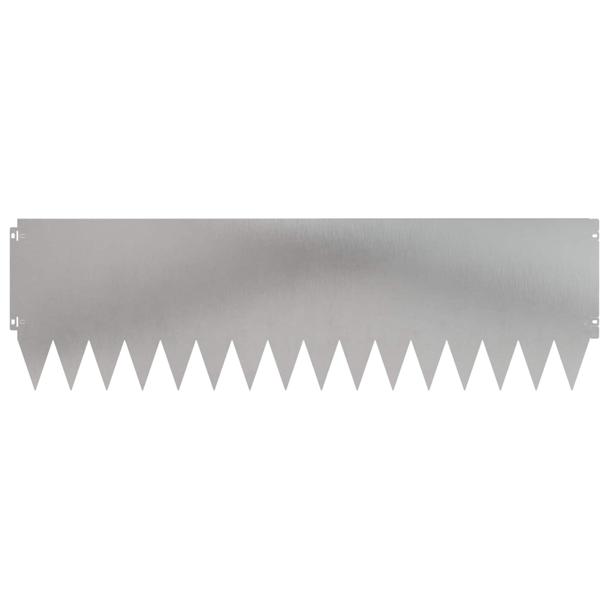 vidaXL Lawn Edging 20 pcs 103 x 30 cm Steel Silver 5
