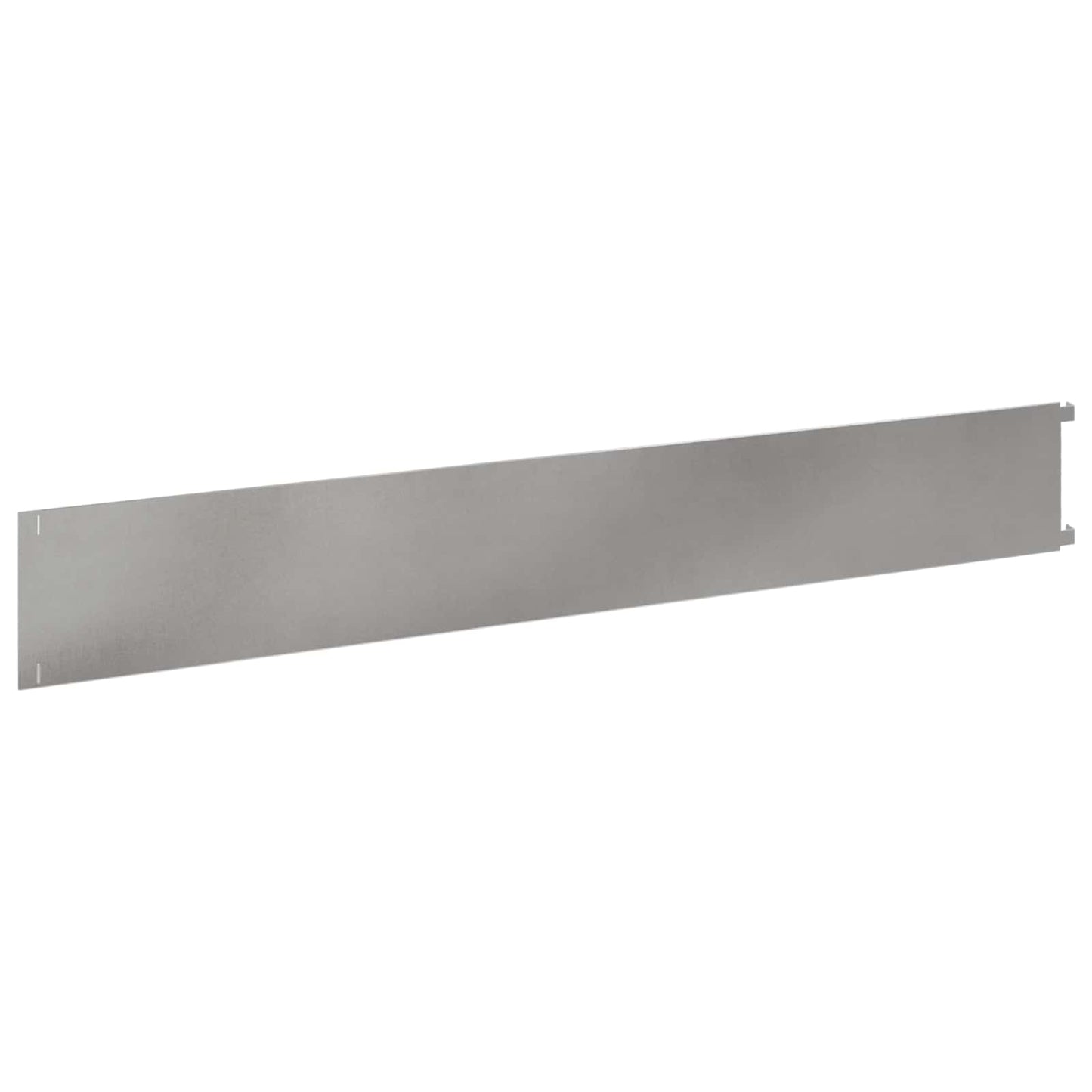 vidaXL Lawn Edging 20 pcs 102 x 15 x 4 cm Steel Silver 6