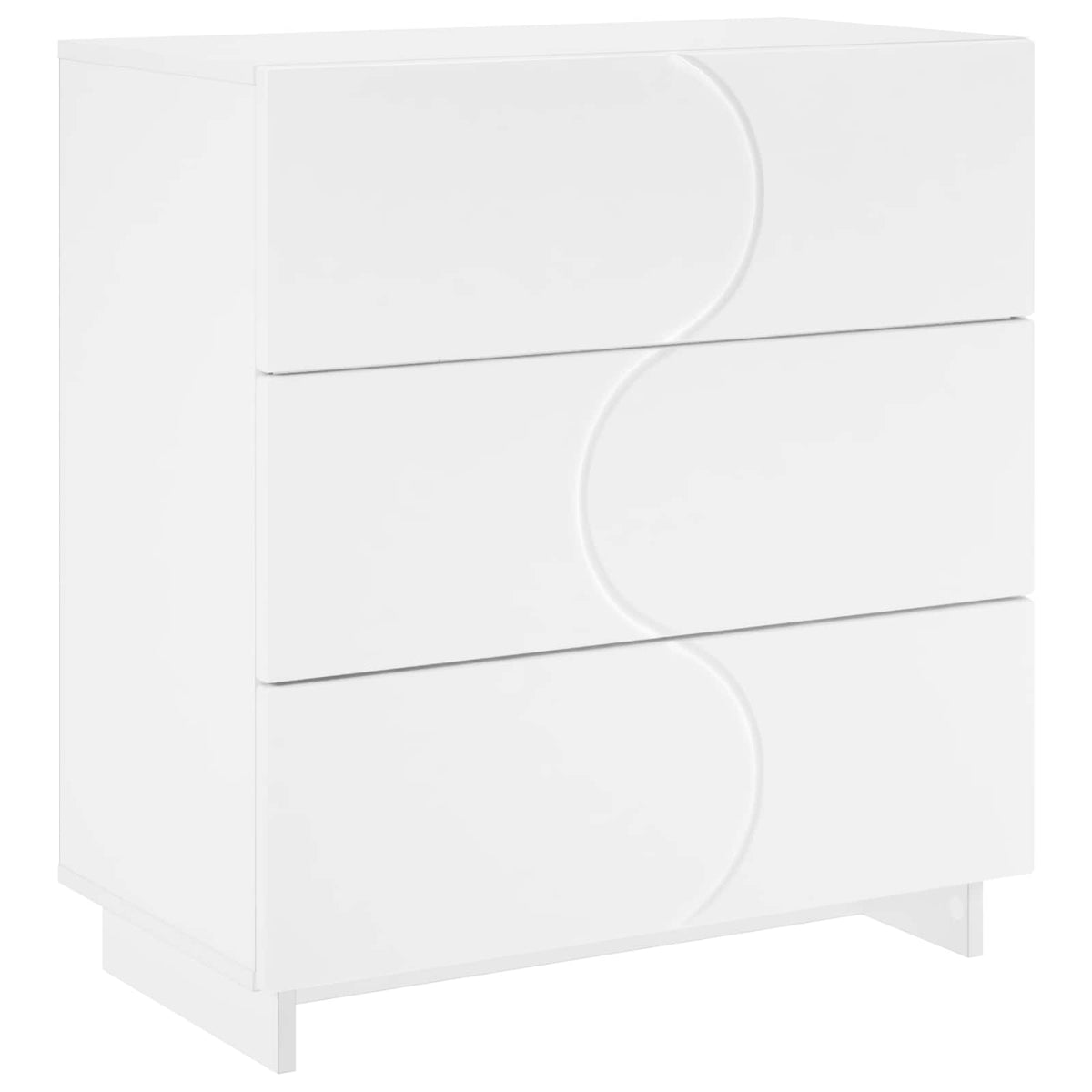 Sideboard 70 x 38 x 75 cm Engineered Wood White