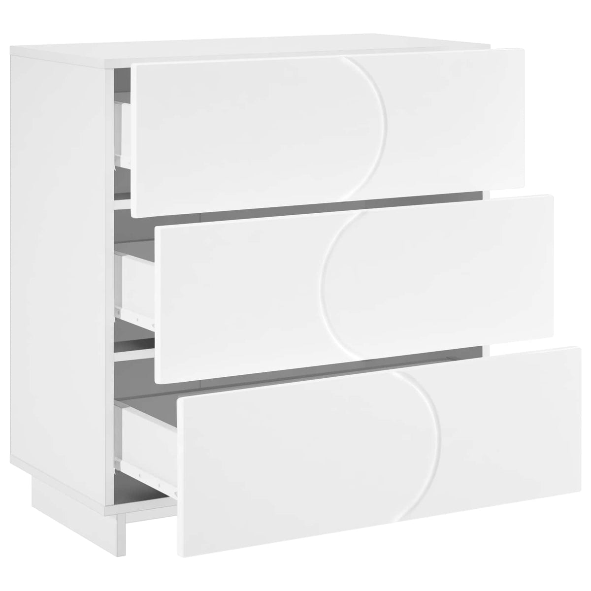 Sideboard 70 x 38 x 75 cm Engineered Wood White